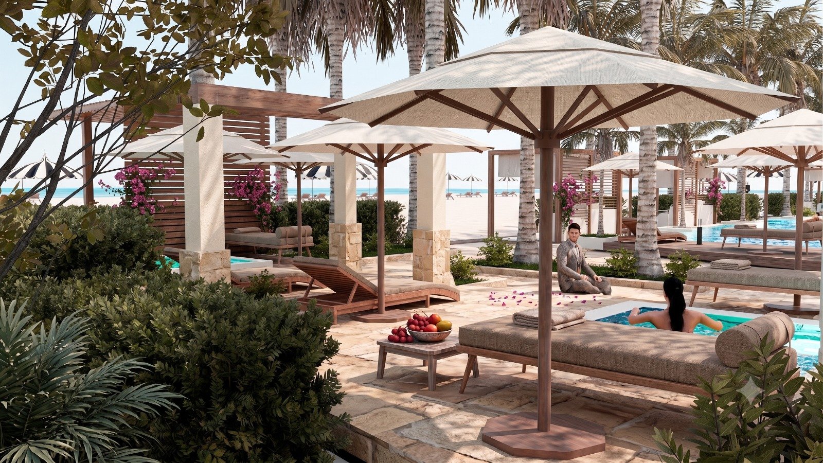 Solárium de Ocean Glamping