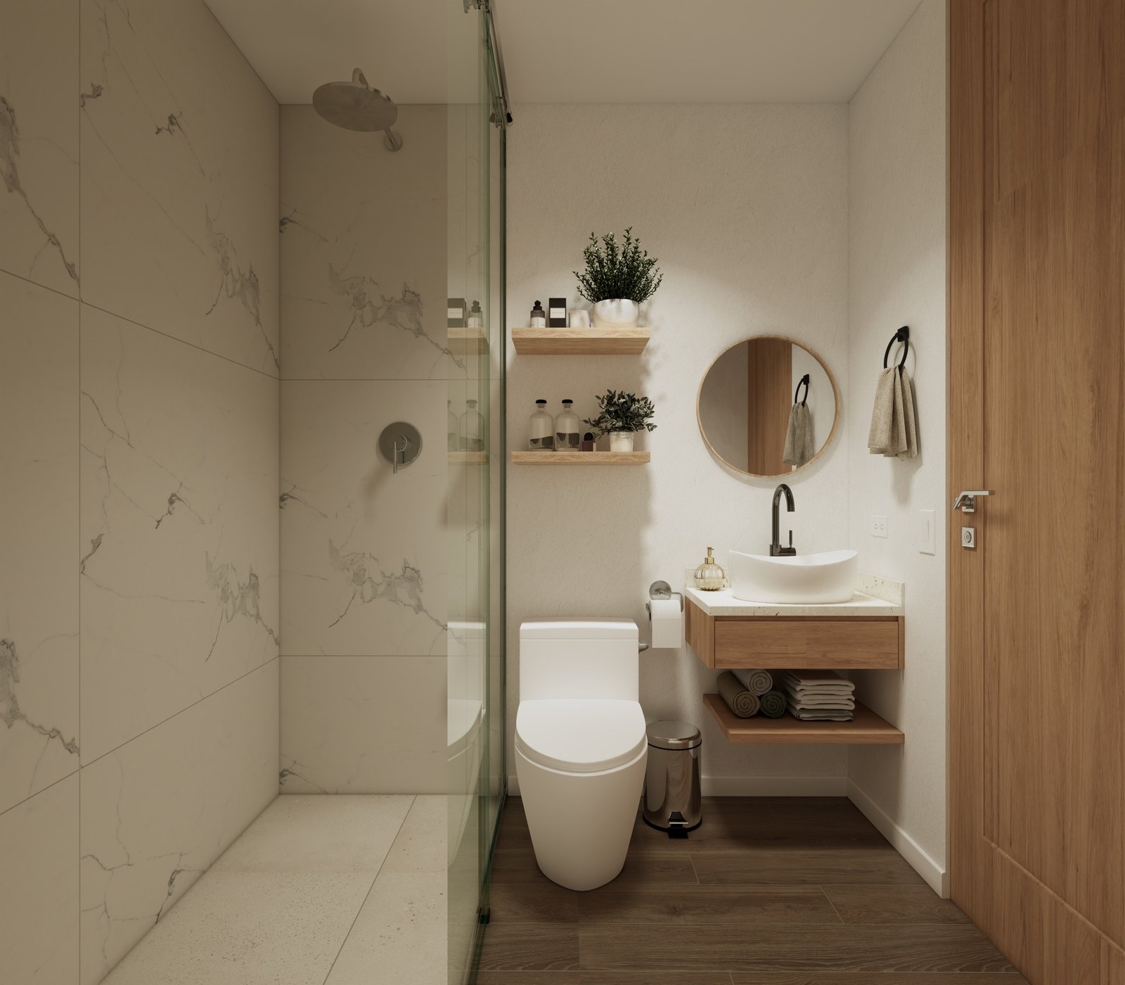 Interior del baño de Ocean Boutique